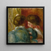 Dos mujeres - Pierre-Auguste Renoir — cuadro enmarcado en la pared