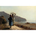 Reproducción del cuadro Dos mujeres conversando junto al mar, Saint Thomas - Camille Pissarro