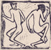 Two Dancing Figures - Christian Rohlfs — artwork view