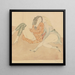 Dos jóvenes chicas en el suelo - Jules Pascin — cuadro enmarcado en la pared