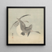 Dos ocas en vuelo - Ohara Koson — cuadro enmarcado en la pared