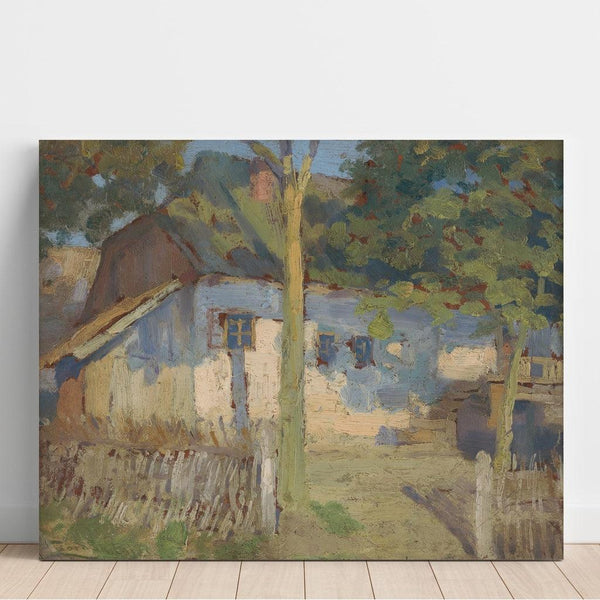 Reproduction of the painting of the housefront - Ľudovít Čordák