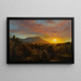 Sunset in the Catskills - DeWitt Clinton Boutelle — framed artwork on a wall
