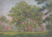 Landscape painting with trees - Dezider Czader — artwork view