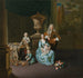 Diederik Baron van Leyden van Vlaardingen 1695-1764, alcalde de Leiden con su esposa Sophia Dina de Rovere y sus hijos Pieter Jan y Adriaan Pompejus - Willem van Mieris — vista de la obra