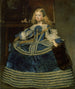 Infante Margaret Teresa in a blue dress - Diego Velázquez — artwork view