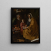 L'Éducation de la Vierge - Diego Velázquez — framed artwork on a wall