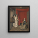 La Anunciación - Dieric Bouts — cuadro enmarcado en la pared