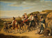 Peasants at Monte Mario en route to Rome - Dietrich Wilhelm Lindau — artwork view