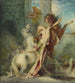 Diomède devorado por caballos - Gustave Moreau — vista de la obra