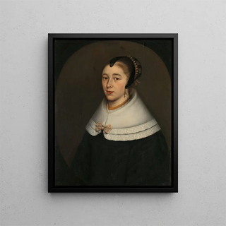Dirck Craey - Portrait of a Woman thought to be Catharina Kettingh Wife of Bartholomeus Vermuyden.webp