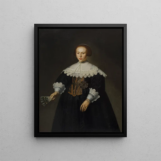 Dirck Dircksz van Santvoort - Portrait Of A Lady.webp