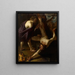 Apollon arrancando a Marsyas - Dirck van Baburen — cuadro enmarcado en la pared