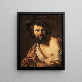 Dirck Van Baburen - Man with a flute.webp