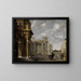 Courtyard of a Palace Garden - Dirck van Delen — framed artwork on a wall