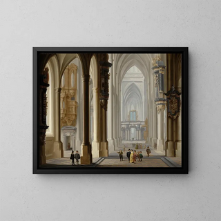Dirck Van Delen - Interior of a Gothic Church.webp