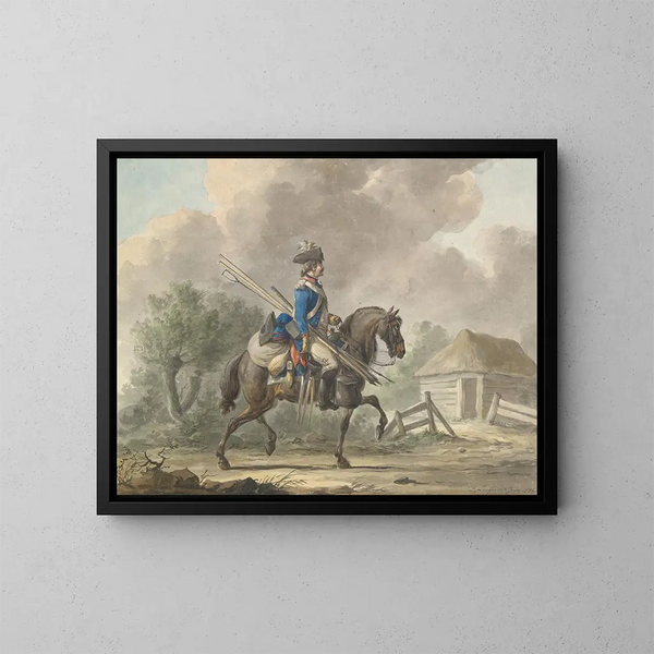 Dragón neerlandés de la Guardia general - Dirk Langendijk — cuadro enmarcado en la pared