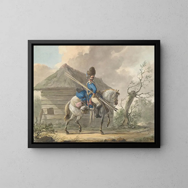 Dragón neerlandés de la guardia de los granaderos - Dirk Langendijk — cuadro enmarcado en la pared