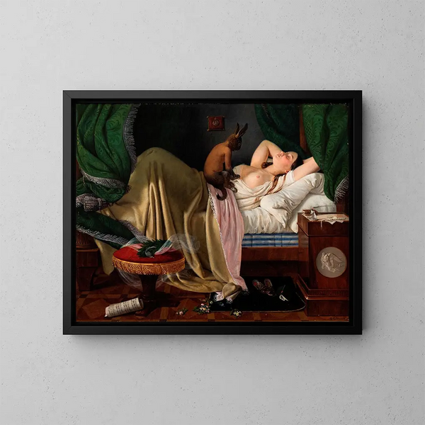 Pesadilla - Ditlev Blunck — cuadro enmarcado en la pared