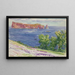 Scenes of Shoreline with Trees and Cliff - Dodge MacKnight — framed artwork on a wall