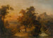 Paisaje al atardecer - Domenico Bresolin — vista de la obra