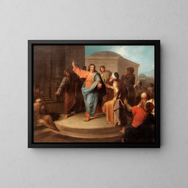 Monnaie de César - Domingos Sequeira — cuadro enmarcado en la pared