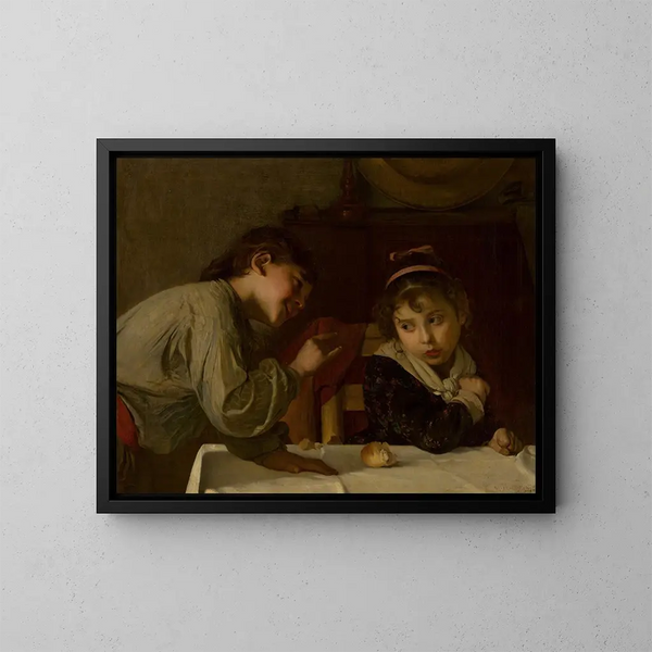 Children - Dominik Skutecký — framed artwork on a wall