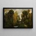 Bosque en Fontainebleau - Dominique Adolphe Grenet de Joigny — cuadro enmarcado en la pared