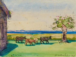 Landscape of Brittany - Donald Shaw MacLaughlan — artwork view