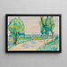 On the road to Albi - Donald Shaw MacLaughlan — framed artwork on a wall