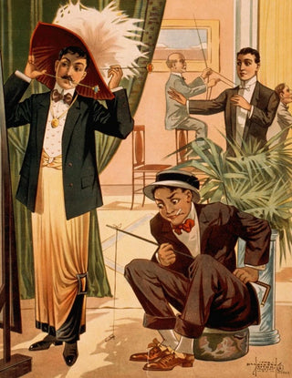 Donalson Lith Co - Hypnotist directing people to do unusual activities IV.webp