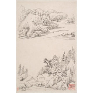 Dong Qichang - Landscapes after old masters Pl2.webp