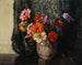 Zinnias - Dorothy Richmond — vista de la obra