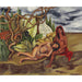 Reproducción del cuadro Dos Desnudos en el Bosque (La Tierra Misma) - Frida Kahlo