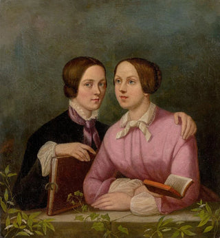 Double portrait des nièces Bardua - Caroline Bardua
