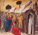 La resurrección de Lázaro - Duccio di Buoninsegna — vista de la obra