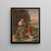a Boy Playing the Violin - Ep L Restein — framed artwork on a wall
