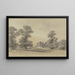 Castillo de Windsor abril de 1850 - E. J. Stanley — cuadro enmarcado en la pared