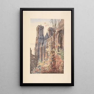 E Tatin - Reims La cathdrale vue des ruines de larchevch.webp