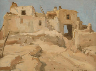 Arcade Hopi, Walpi, Arizona - Eanger Irving Couse — vista de la obra