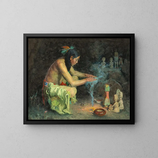 Eanger Irving Couse - Shrine to the Rain Gods.webp