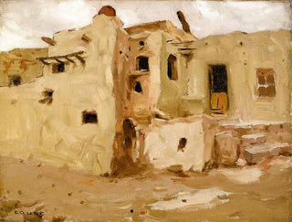 Pueblo de Walpi - Eanger Irving Couse — vista de la obra