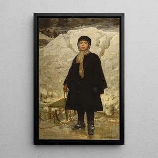 Eastman Johnson - Portrait Of A Child.webp