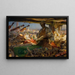Stradivarius en su taller - Edgar Bundy — cuadro enmarcado en la pared