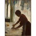 Reproducción del cuadro Una mujer planchando - Edgar Degas