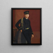Achille De Gas en uniforme de cadete - Edgar Degas — cuadro enmarcado en la pared