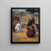 Alexandre y Bucéfalo - Edgar Degas — cuadro enmarcado en la pared