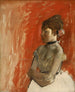Bailarín de ballet con los brazos cruzados - Edgar Degas — vista de la obra