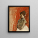 Bailarín de ballet con los brazos cruzados - Edgar Degas — cuadro enmarcado en la pared