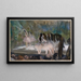 Ballet Painting at the Paris Opera - Edgar Degas — framed artwork on a wall